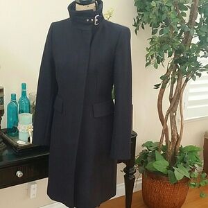 Zara Navy Coat.